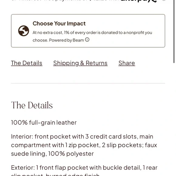 Patricia Nash brown leather Avellino crossbody bag/purse - Picture 5 of 13